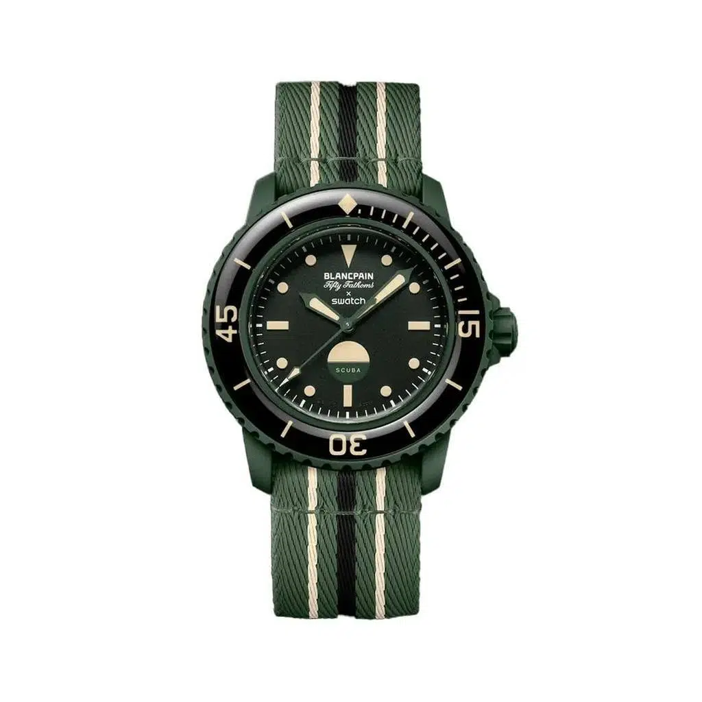 Swatch x Blancpain Green Abyss Kol Saati
