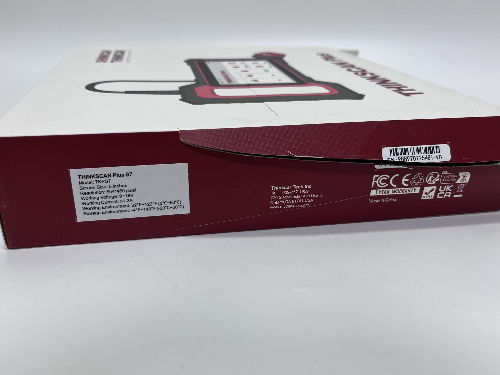 Thinkcar Thinkscan Plus S7 OBD2 Araç Arıza Tespit Cihazı Thinkcar Thinkscan Plus S7 OBD2 Araç Arıza Tespit Cihazı