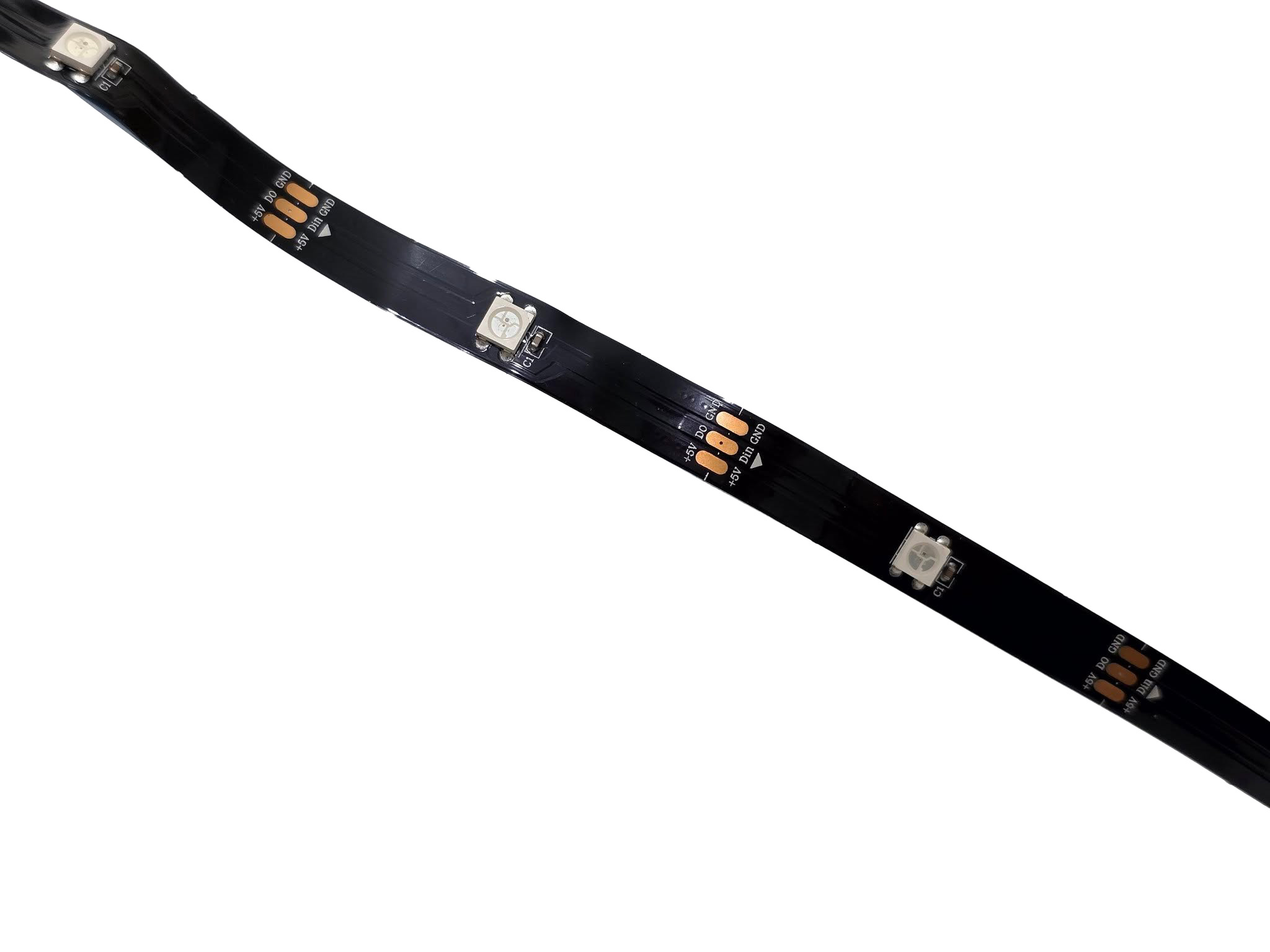 WS2812B Adreslenebilir Rgb Şerit Led 5 Metre 90 Led WS2812B Adreslenebilir Rgb Şerit Led 5 Metre 90 Led