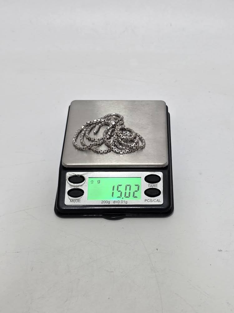 Zincir Motifli 925 Ayar Gümüş Kolye 2mm 15 Gram Zincir Motifli 925 Ayar Gümüş Kolye 2mm 15 Gram