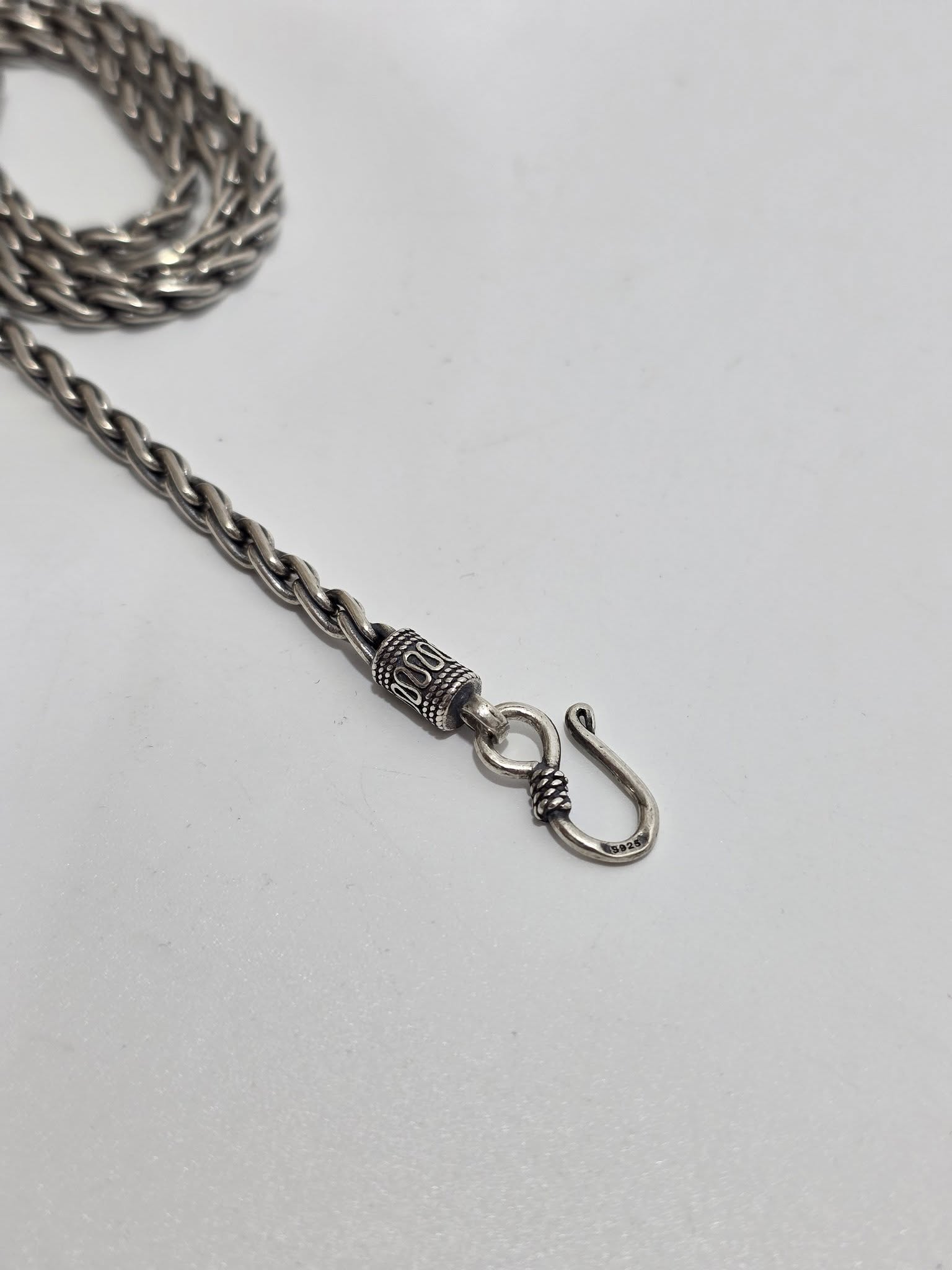 Zincir Motifli 925 Ayar Gümüş Kolye 4mm 38,95 Gram Zincir Motifli 925 Ayar Gümüş Kolye 4mm 38,95 Gram